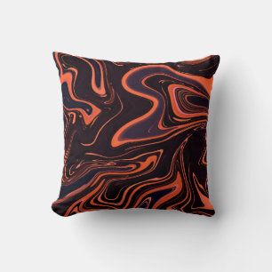 Abstract Marble Texture Background Throw Pillow