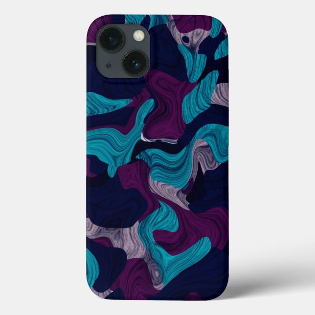 Abstract Marble Texture Case-Mate iPhone Case (Back)