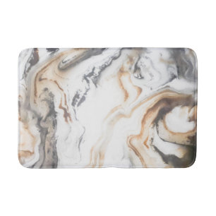Abstract Marble Texture Nature Bath Mat