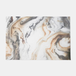 Abstract Marble Texture Nature Doormat