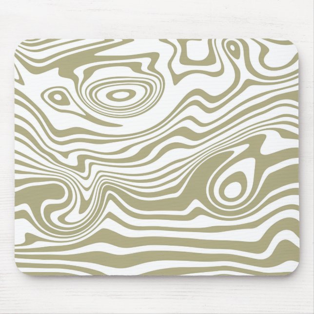 Abstract Marble Waves Artwork | Mouse Pad (Front)