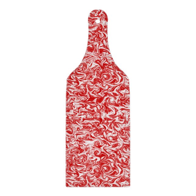 Abstract Marbleized Swirl Cutting Board (Front)