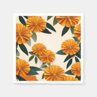 Abstract Marigold Flowers