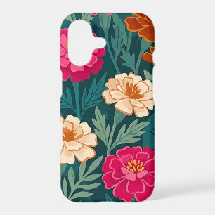 Abstract Marigolds Butterflies iPhone Cases