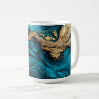 Abstract marine  coffee mug