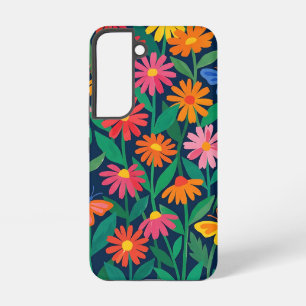 Abstract Matisse Daisies Butterflies Samsung Cases