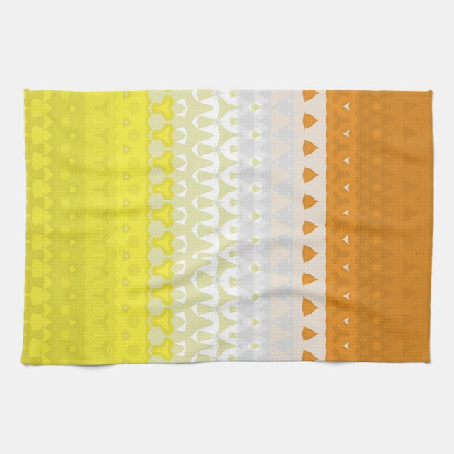Abstract Maverique  Pride Flag Kitchen Towel (Horizontal)