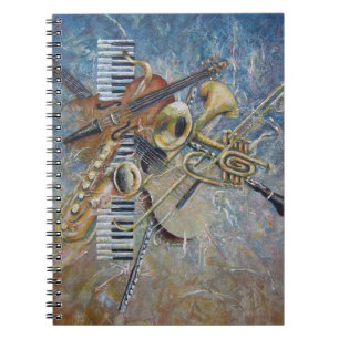 Abstract Melody notebook