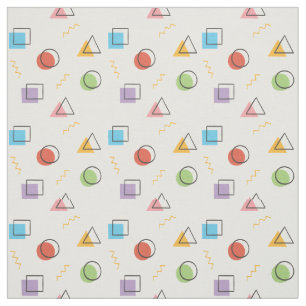 Abstract Memphis Pattern fabric