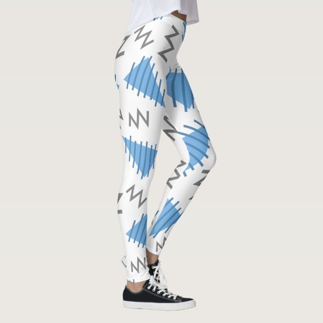 Abstract Memphis Pattern leggings (Right)