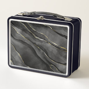 Abstract Metal Lunch Box