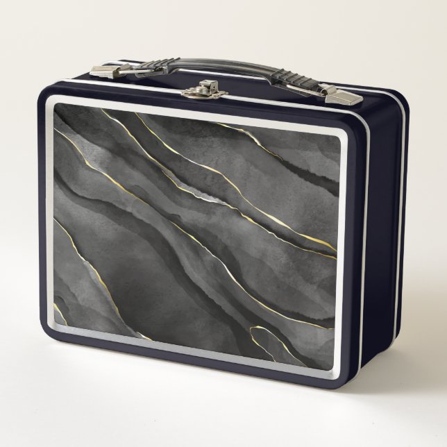Abstract Metal Lunch Box (Front)