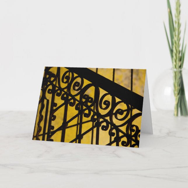 Abstract Metalwork Card (Front)