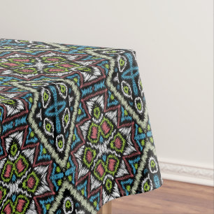 Abstract mexican tribal retro african ethno tradit tablecloth