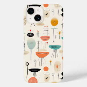 Abstract Mid- Century Case-Mate iPhone 14 Case