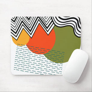 Abstract Mid-Century Modern  Mouse Pad