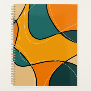 Abstract Mid Century Modern Planner