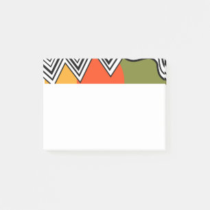 Abstract Mid-Century Modern Post-it Notes