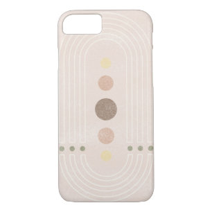 Abstract mid century pinkish Case-Mate iPhone case