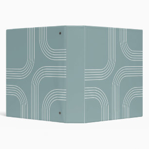 Abstract Mid Century style line art  Binder