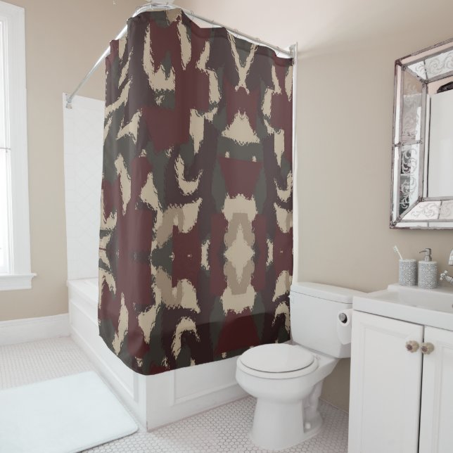 Abstract Military Camouflage Pattern (In Situ)