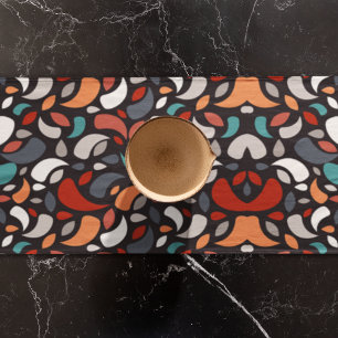 Abstract Minimal Geometric Shape Long Table Runner