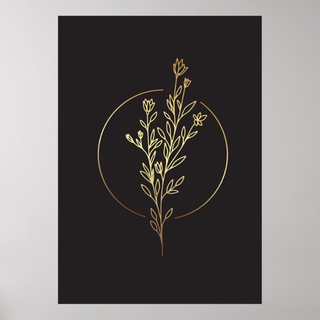  Abstract minimalist art Poster (Front)