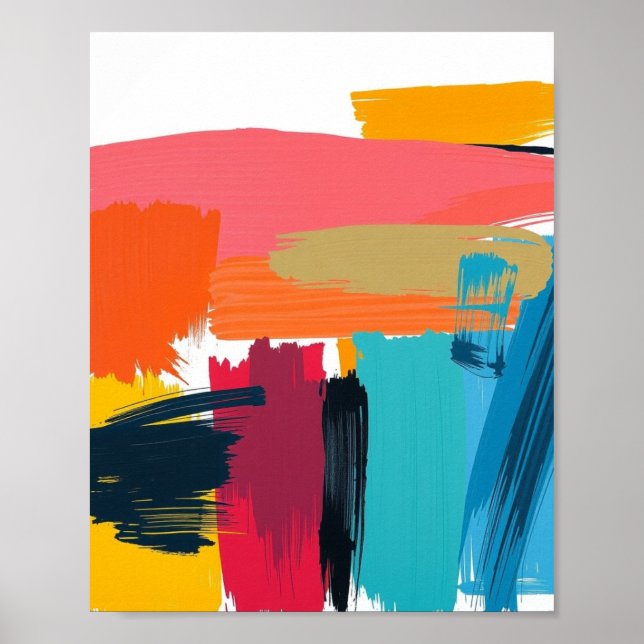 Abstract Minimalist Line Art Print (Front)