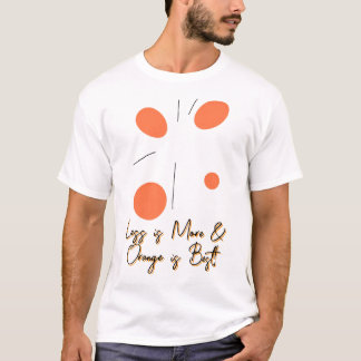 Abstract Minimalist Orange Composition T-Shirt