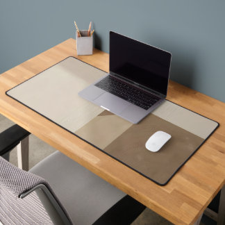 Abstract minimalist wabi style geometric art desk mat