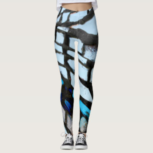Abstract Mirror Mosaic Leggings