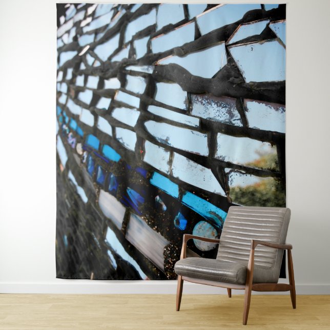 Abstract Mirror Mosaic  Tapestry (In Situ)