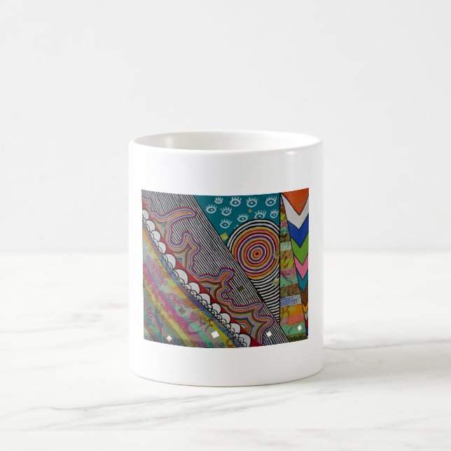 abstract mirrors mug (Center)