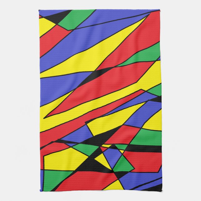 Abstract Mix Kitchen Towel (Vertical)