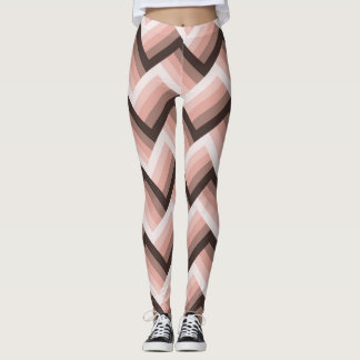 Abstract Modern 3D Stripe Seamless Leggings