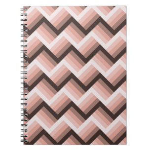 Abstract Modern 3D Stripe Seamless Notebook