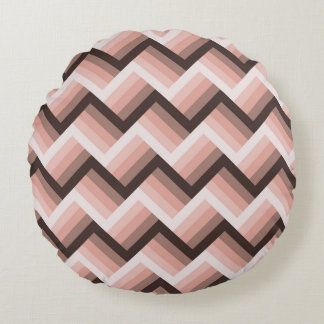 Abstract Modern 3D Stripe Seamless Round Pillow