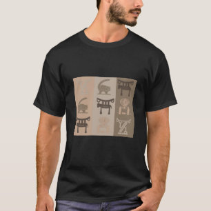 Abstract Modern African symbols art T-Shirt