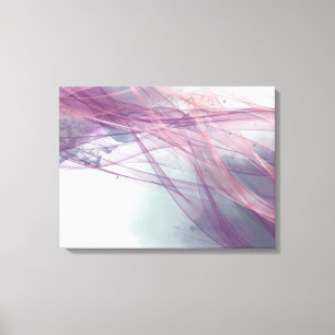 Abstract modern alcohol ink Rose gold harmony Canvas Print