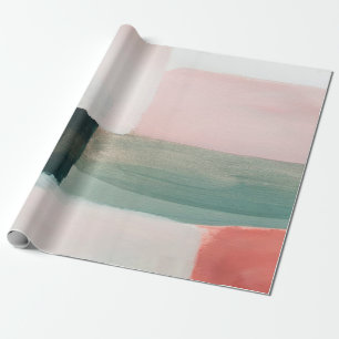Abstract modern art background. Painting grey and  Wrapping Paper