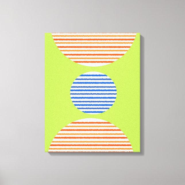 abstract modern art canvas print (Front)