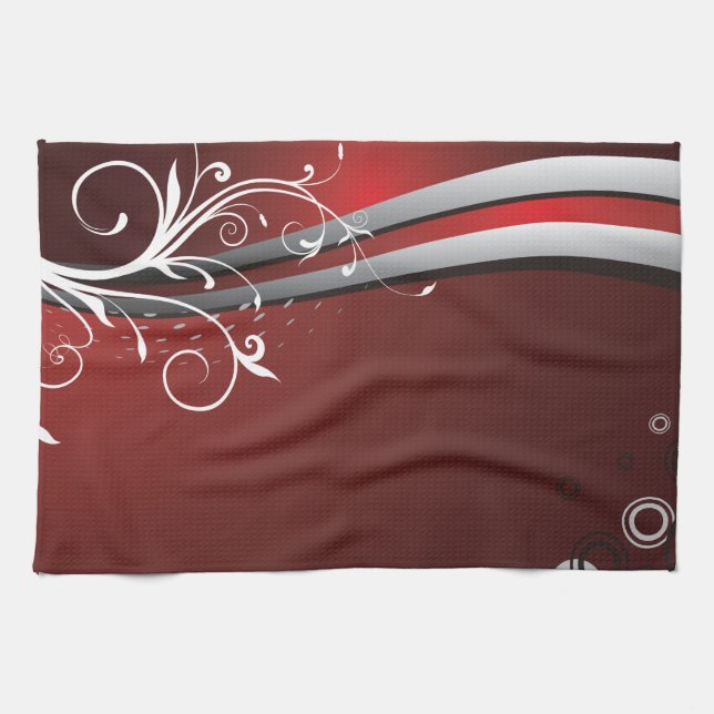 Abstract Modern Art Kitchen Towel (Horizontal)