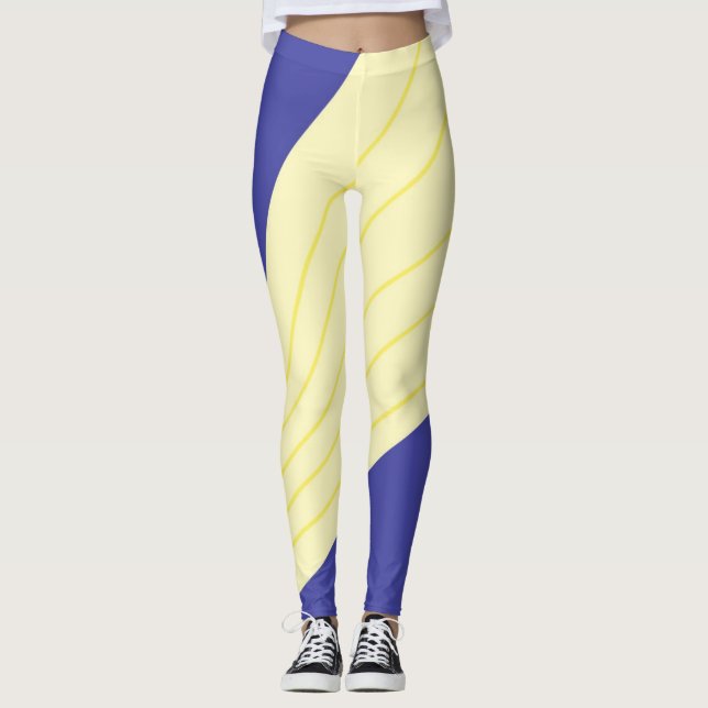 abstract modern art leggings (Front)