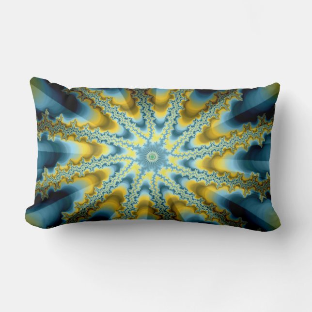 Abstract Modern Art Lumbar Pillow (Front)
