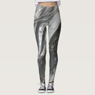 Abstract modern art pattern leggings