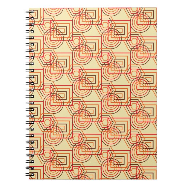 Abstract Modern Art Pattern Notebook (Front)