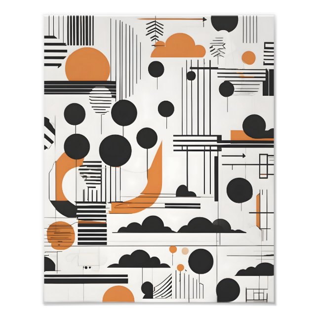 Abstract modern art photo print (Front)