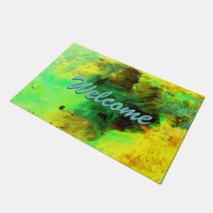 Abstract Modern Art Professional Welcome Doormat