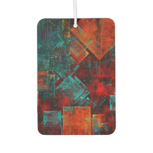 Abstract Modern Colourful Cool Artistic Pattern Air Freshener