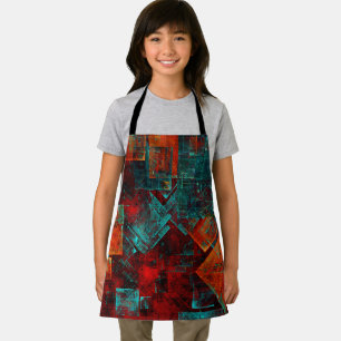 Abstract Modern Colourful Cool Artistic Pattern Apron